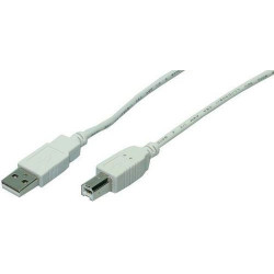 CABLE USBA 20 A USBB 20 LOGILINK 18M GRIS