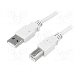 CABLE USBA 20 A USBB 20 LOGILINK 3M GRIS