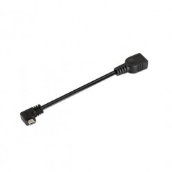CABLE OTG ACODADO USBA20 A MICRO USBB 20 AISENS 015M