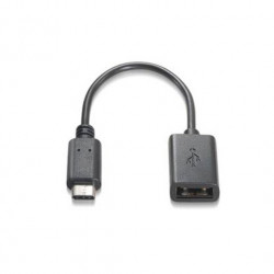 CABLE OTG USBA 20 A USBC 20 AISENS 015M NEGRO