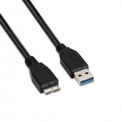 CABLE USBA 30 A MICRO USBB 30 AISENS 1M NEGRO