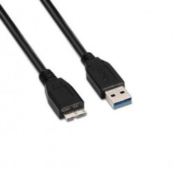 CABLE USBA 30 A MICRO USBB 30 AISENS 2M NEGRO