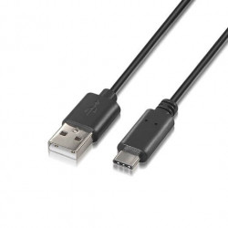 CABLE USBA 20 A USBC 20 AISENS 1M NEGRO