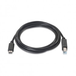 CABLE USBB 20 A USBC 20 AISENS 2M NEGRO