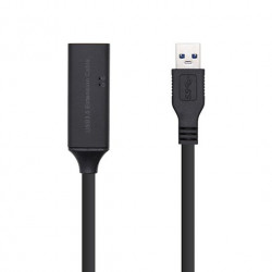 CABLE USBA30 A USBA30 AMP ALIM AISENS 15M NEGRO