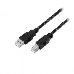 CABLE USBA 20 A USBB 20 AISENS 1M NEGRO