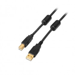 CABLE USBA 20 A USBB 20 AISENS 2M NEGRO