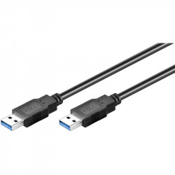 CABLE USBA 30 A USBA 30 GOOBAY 18M NEGRO