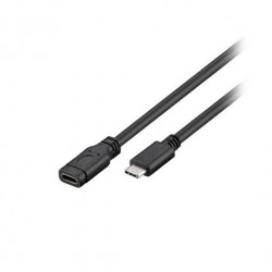 CABLE USBC 31 A USBC 31 GOOBAY 1M NEGRO
