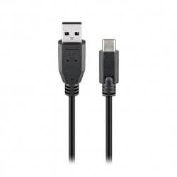 CABLE USBA 20 A USBC 20 GOOBAY 18M NEGRO