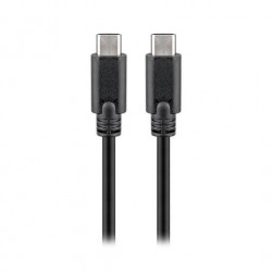 CABLE USBC 32 A USBC 32 GOOBAY 05M NEGRO