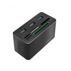 HUB USB C LOGILINK MINI DOCKING NEGRO
