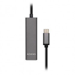 HUB 4 PUERTOS USB 30 AISENS 480MBIT S GRIS