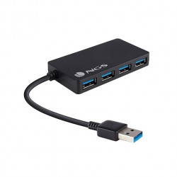HUB 4 PUERTOS USB 30 NGS iHUB30 NEGRO