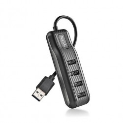 HUB 4 PUERTOS USB 20 NGS PORT 20 NEGRO