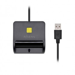 LECTOR TARJETA DNI AISENS ASCR SN01 BK NEGRO