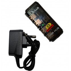 HUB 4 PUERTOS USB 20 L LINK UH404LFUENTE ALIM
