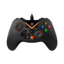 GAMEPAD KROM KEY PC PS3 NEGRO NARANJA