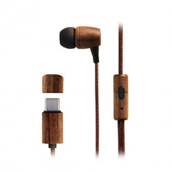AURICULARES MICRO ENERGY SISTEM ECO WALNUT WOOD