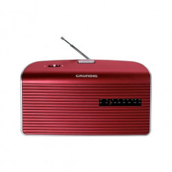 RADIO PORTATIL GRUNDIG MUSIC 60 RED SILVER