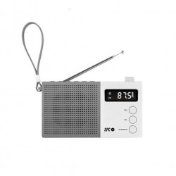 RADIO DESPERTADOR SPC JETTY MAX BLANCO