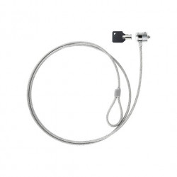 CABLE SEGURIDAD PORTATIL TOOQ CON LLAVE