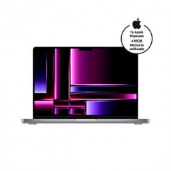 PORTATIL APPLE MACBOOK PRO 14 2023 SPGRAY M2 PRO
