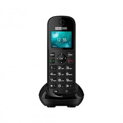TELEFONO INALAMBRICO MAXCOM FIXED PHONE MM35D NEGRO